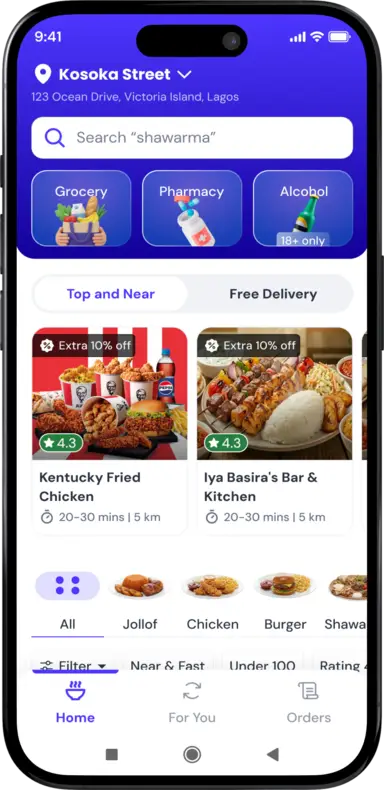 Step 1: Browse restaurants near you.\n See menus, prices, and delivery times before you order.